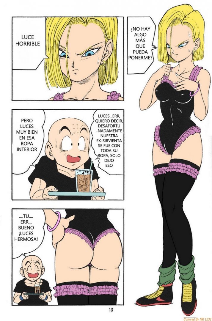 Dragon Ball H Krillin X 18 Version A Color Ver Comics Porno Gratis