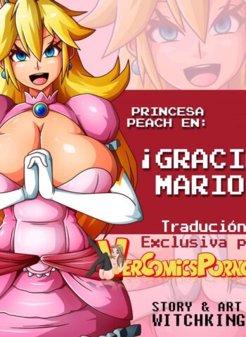Princess Peach in Thanks Mario