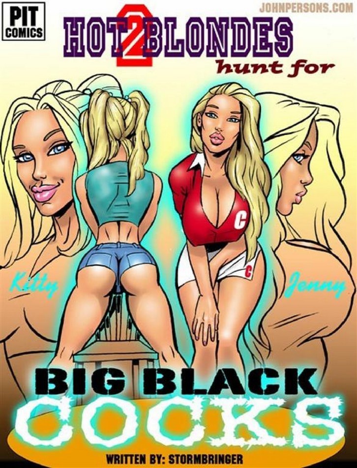 2 Blondes Comic Porn - Two hot blondes bet on big black cock 2 - ChoChoX - Comics Porno