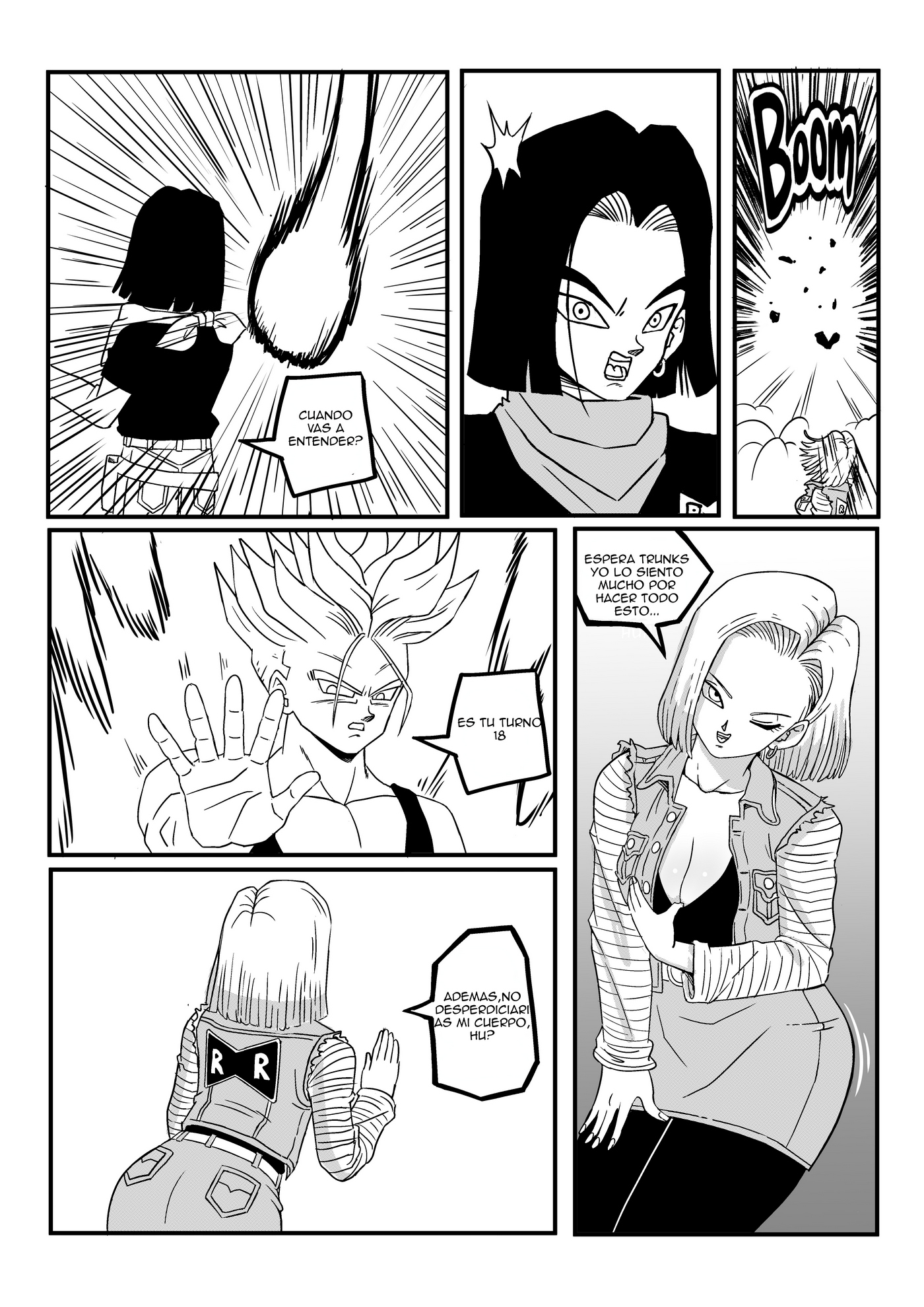 1400px x 1979px - Android 18 Stays in the Future â€“ Pink Pawg - ChoChoX - Comics Porno