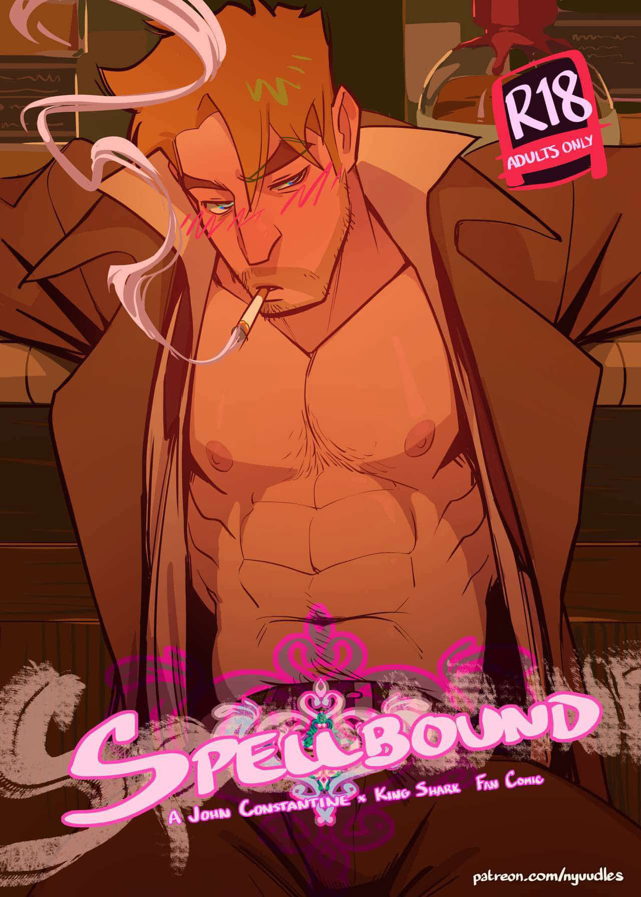 Spellbound – A John Constantine x King Shark Fan Comic