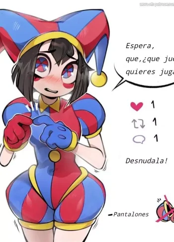 Digital Circus Strip Game – BlueRedGirl